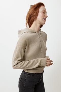 Ropa Canada Goose Mujer Mexico - Belleville Sudadera Con Capucha Beige EM7384295